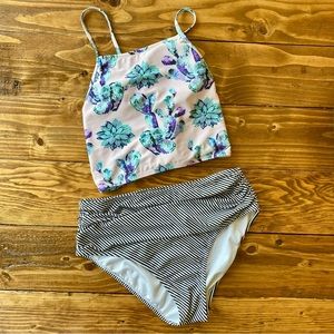 Cupshe Tankini Set | Pink | S